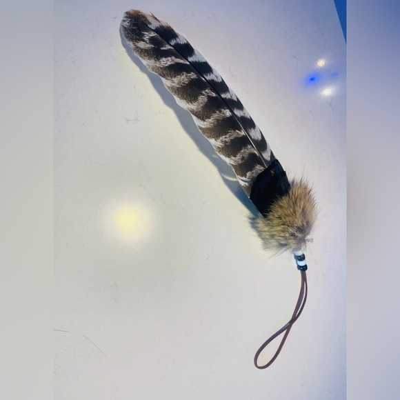 Smudging feather 12 inches. Hand made - Picture 2 of 3
